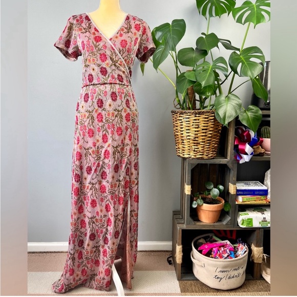Anthropologie | Cecilia Prada Floral Knit Maxi Dress - Picture 2 of 13